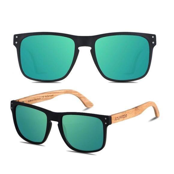 Men’s Sunglasses Wood Frame - Picture 1 of 4